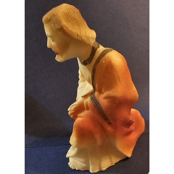 Mid-century Chalkware Holy Family Nativity Hand-painted 1950s Japan - Picture 4 of 12